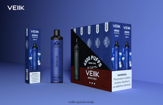 VEIIK E Liquid 2844NT7 energetski led | VEIIK Micko Era 4500 vpihov za enkratno uporabo 30 mg