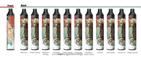 VEIIK Vape Ljubljana 2844NT42 mango liči | VEIIK Micko MAX vape za enkratno uporabo 1500 vpihov