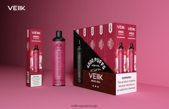 VEIIK Vape Price 2844NT3 breskova peneča voda | VEIIK Micko Era 4500 vpihov za enkratno uporabo 30 mg